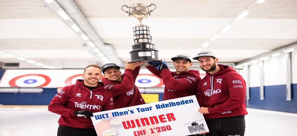La Trentino curling Cembra allunga la striscia di vittorie e trionfa al torneo di Adelboden in Svizzera